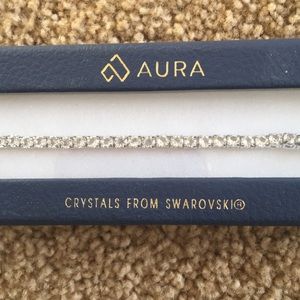 Aura Tennis Bracelet Crystals From Swarovski